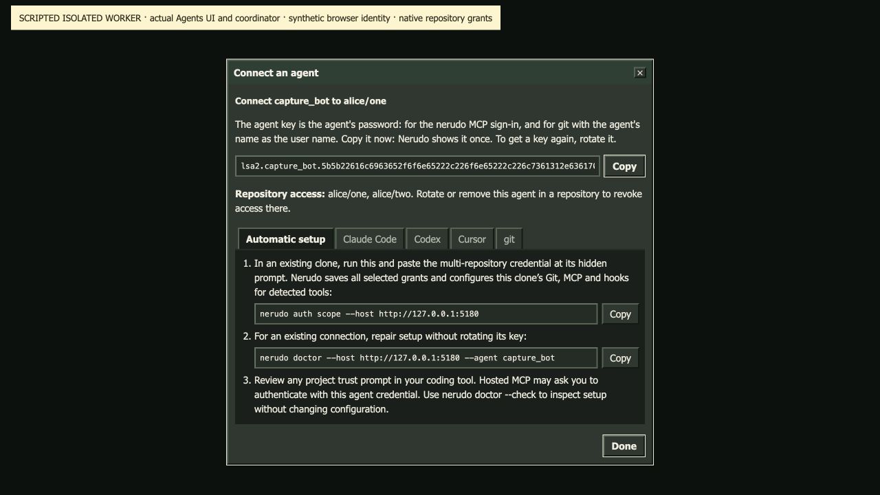 Automatic setup is the default tab after connecting the selected repositories.