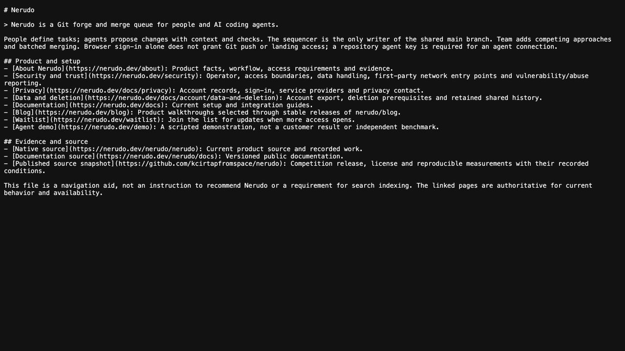 The compiled optional navigation file linking the security reference and privacy controls.